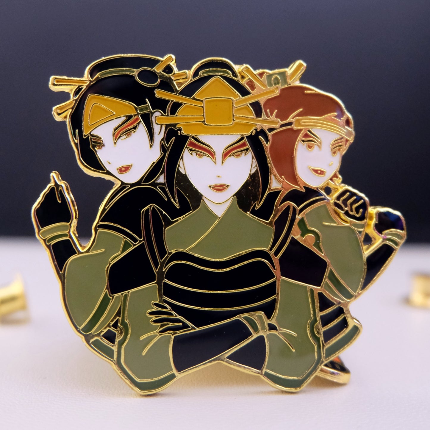 (B-GRADE) Fire Nation Trio KW Variant Enamel Pin